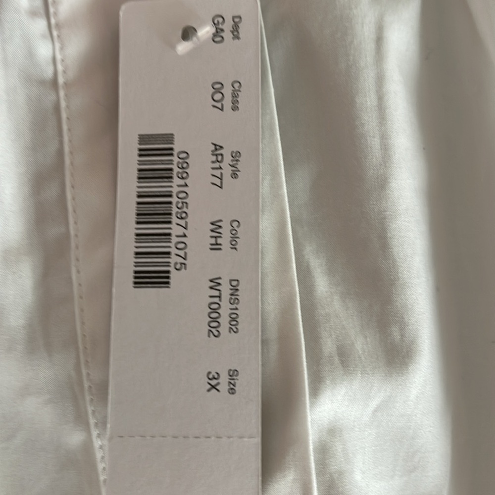 NWT J.Crew Swingy scoopneck top in cotton poplin 3X - Picture 3 of 7